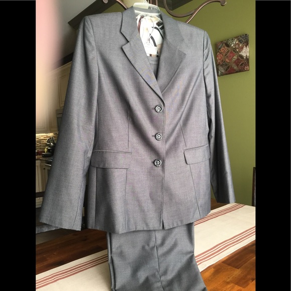 dressbarn Jackets & Blazers - Dress barn gray pant suit dressbarn Jackets & Blazers - Dress barn gray pant suit